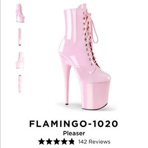 8” Pleaser Flamingo Boot